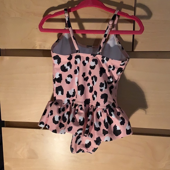 Pink leopard print Toddler bathing suit 18-24m - Picture 2 of 4